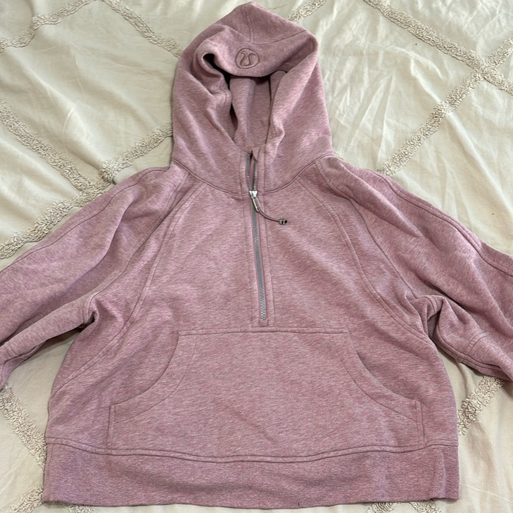 Lululemon scuba hoodie -size M/L - pink